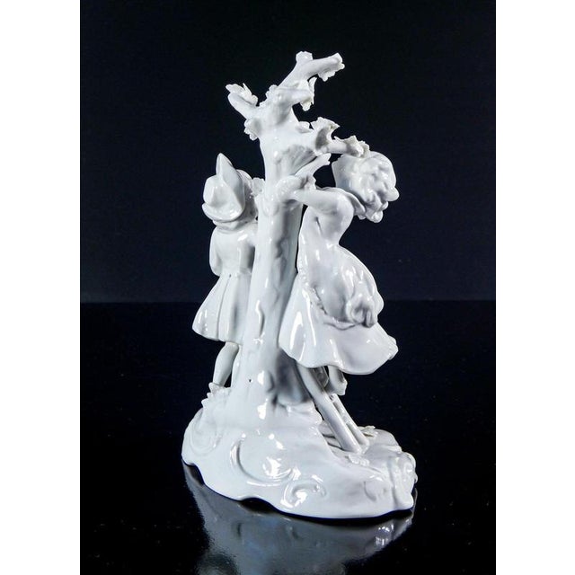 Porcelain Country Scene Sculpture from Capodimonte For Sale - Image 14 of 16
