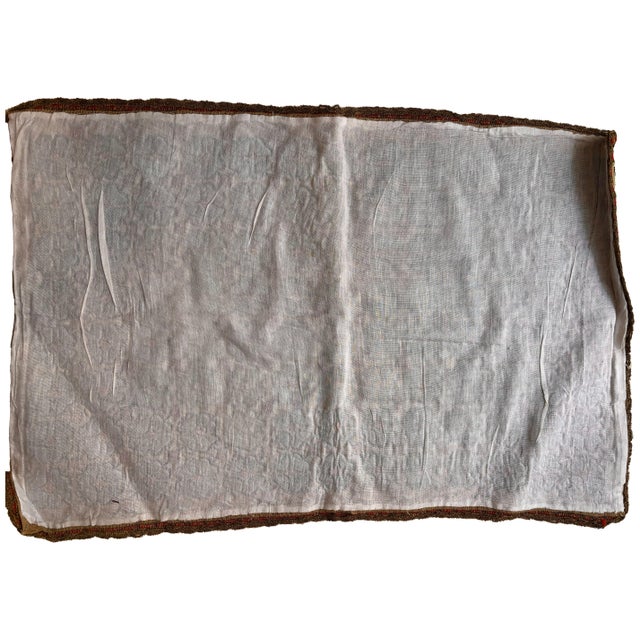 Mid 20th Century Hand Embroidered Textile For Sale - Image 4 of 4