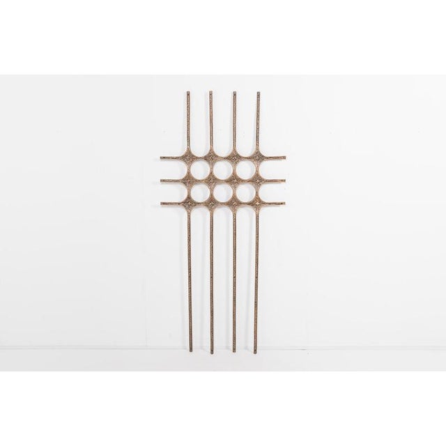 Casted Door Fixture Surface Relief, 1980s For Sale - Image 6 of 7