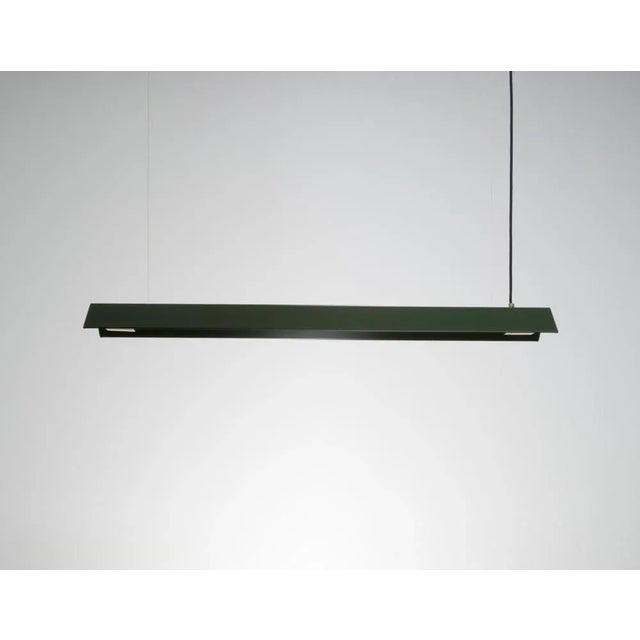 Not Yet Made - Made To Order Large Misalliance Ex Bottle Green Suspended Light by Lexavala For Sale - Image 5 of 6