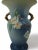 Blue Early 20th Century Blue Roseville Pottery Apple Blossom Vase For Sale - Image 8 of 11