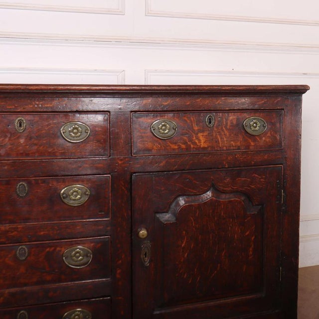 English Oak Dresser Base For Sale - Image 4 of 12