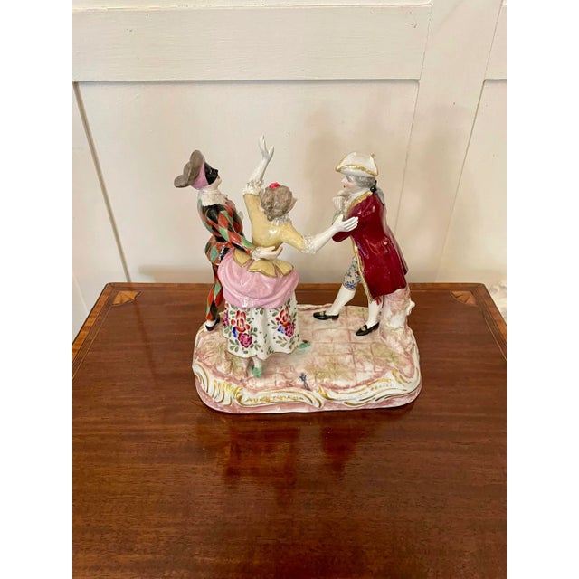 Antique French Victorian Porcelain Figurine by Eugene Clauss For Sale - Image 5 of 15