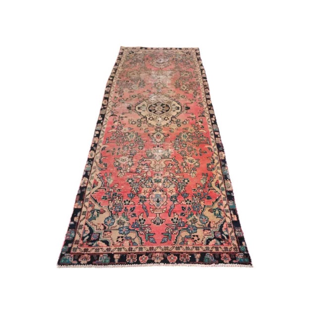 Turkish Vintage Turkish Sivas Floral Medallion Runner Rug For Sale - Image 3 of 9