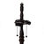 Late 20th Century Tiffany Style Stained Leaded Glass Table Lamp With Jewels For Sale - Image 12 of 12