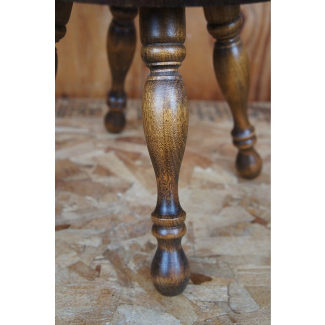 Early 20th Century Vintage Firkin Sugar Bucket Barrel Back Childs Chair For Sale - Image 12 of 13