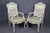 Painted Green Upholstered Cane French Louis XV Tall Back Dining Chairs - Set of 8 For Sale - Image 4 of 13