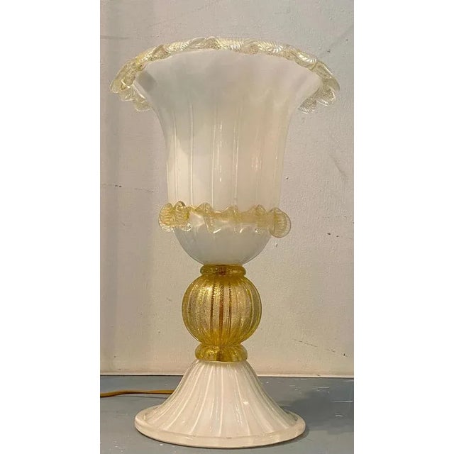 Murano Glass Table Lamps, Set of 2 For Sale - Image 4 of 7
