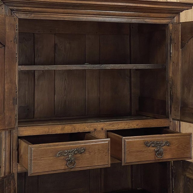 18th Century Country French Four Door Wardrobe For Sale In Dallas - Image 6 of 16