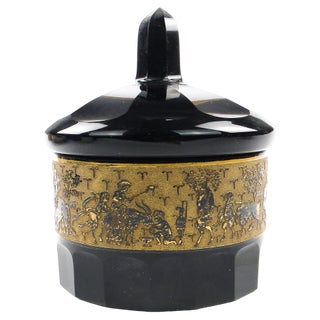 Czechoslovakian Art Deco Candyer from Moser, 1930s For Sale