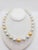 White Estate White and Yellow South Sea Pearl Necklace with Diamond Clasp For Sale - Image 8 of 11