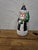 Vintage Polish Hand-Blown Glass Cobalt Blue Father Christmas Ornament For Sale - Image 12 of 12