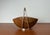 Brown Mid-Century Modern Teak and Silver Plated Metal Bowl from Grasoli, Italy, 1960s For Sale - Image 8 of 18