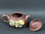 Late 20th Century Chinese Art Yixing Clay Teapot With Enamel Flower Design For Sale - Image 9 of 10