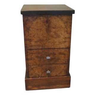 Art Deco Sewing Box Chest of Drawers in Walnut and Oak, 1930 For Sale