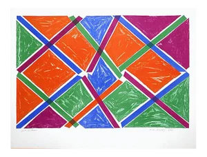 Abstract Composition - Original Lithograph by Piero Dorazio - 1968 1968