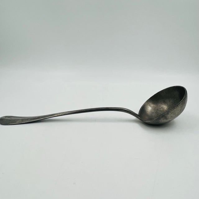 Early 19th Century Rustic German Pewter Ladle For Sale - Image 10 of 17