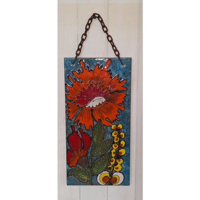 Vintage Ceramic Wall Art from Heibi, 1970s For Sale - Image 6 of 6
