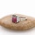 Modern 3ct Watermelon Tourmaline Ring with Natural Diamonds in Solid 14k Gold EM 10x8mm For Sale - Image 3 of 8