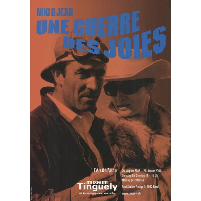 Contemporary 2006 Tinguely & Saint Phalle 'Un Guerre des Joies' Pop Art Red,Black,Blue Switzerland Offset Lithograph For Sale - Image 3 of 3