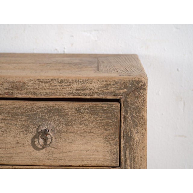 Wood Antique Chinese Shandong Qing Dynasty Console Table in Fir For Sale - Image 7 of 11