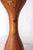 Brown 1960s Very Large Burlwood Lamp With Green Pleated Shade For Sale - Image 8 of 13
