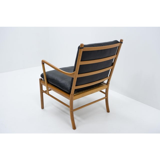 1990s Colonial Lounge Chair by Ole Wanscher for Poul Jeppesen, 1990s For Sale - Image 5 of 12