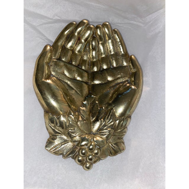 Do something fun with this beautifully executed decor . Do place something small and precious . These cupped hands are a...