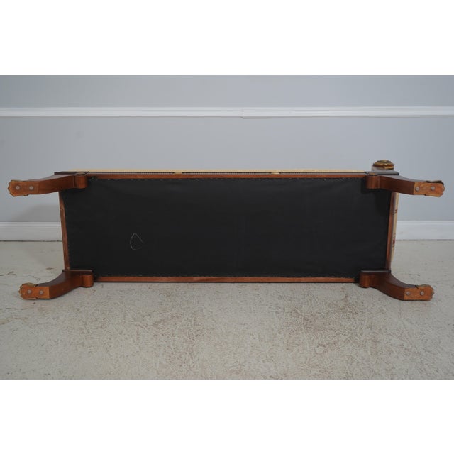 Versace Gigasso Mahogany Empire Style Chaise Recamier For Sale - Image 18 of 18