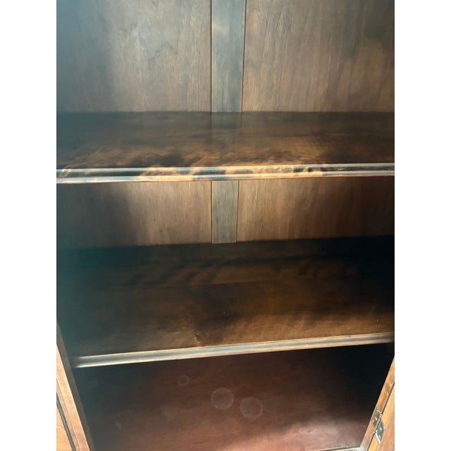1920s 1920s Berkey & Gay Spanish Colonial Revival Walnut Display Cabinet For Sale - Image 5 of 9