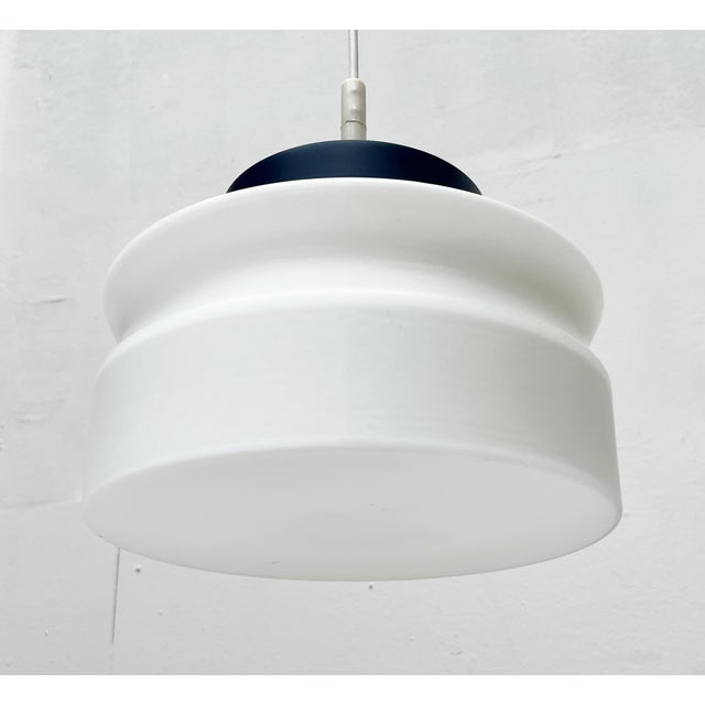 Mid-Century Space Age German Glass Pendant Lamp from Staff, 1970s For Sale - Image 6 of 18