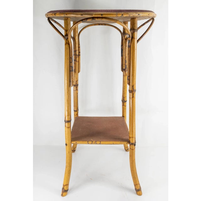 1920s 1920s Safari Bamboo Side Table For Sale - Image 5 of 12