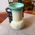 Art Deco 1930s Art Deco Hand Painted, Air Brushed Italian Futurist Ceramic Vase by Deruta For Sale - Image 3 of 15