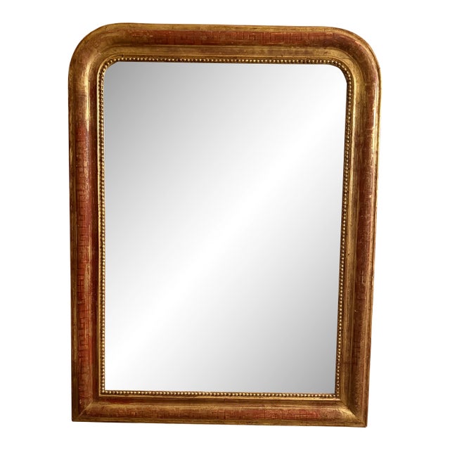 1850 Louis Philippe Gold Leaf Mirror For Sale