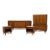 Mid-Century Modern Kent Coffey Insignia 4-Piece Walnut Bedroom Set For Sale