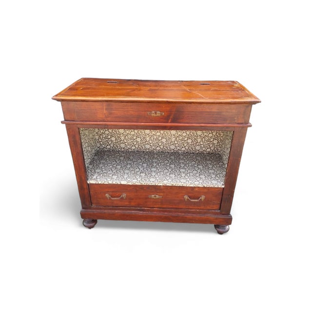 Chest of Drawers in Fir Wood, Late 19th Century For Sale - Image 5 of 11