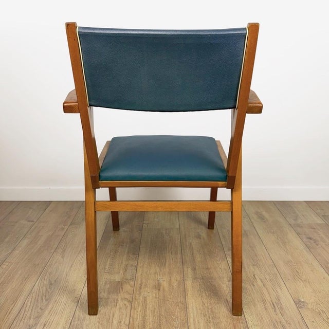 Scandinavian Bridge Chairs, 1950s, Set of 2 For Sale - Image 10 of 18