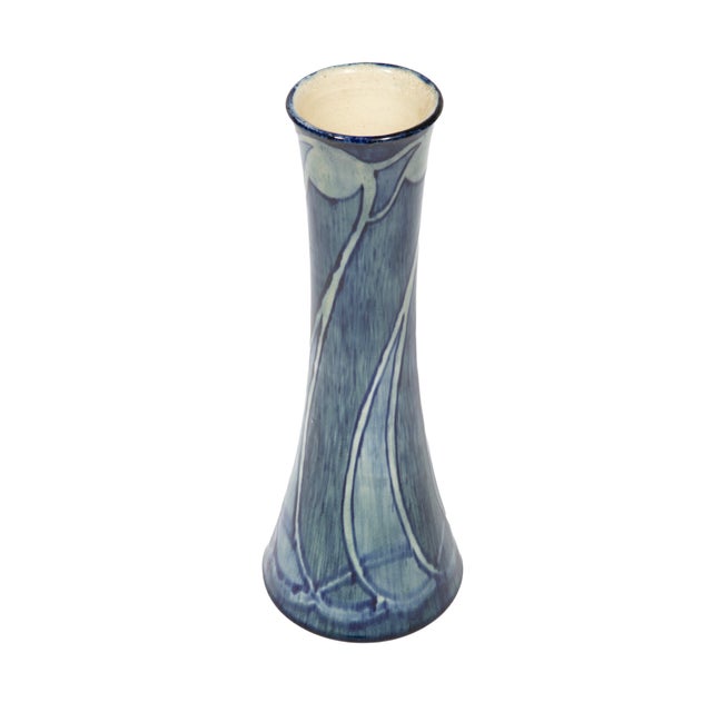 An exceptional early Newcomb College Art Pottery vase dating to 1901, decorated by Sara Bloom Levy (1884–1955) and thrown...