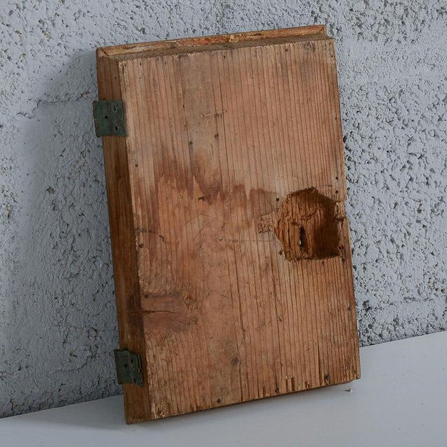 18th Century Small Antique Door in Wood, 1700s For Sale - Image 5 of 7