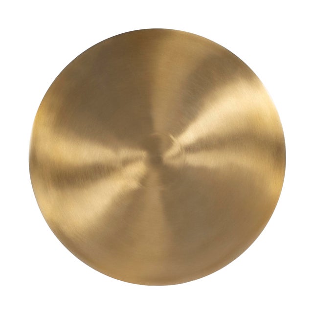 2020s Givanna Metal Accent Table, Gold For Sale - Image 5 of 6