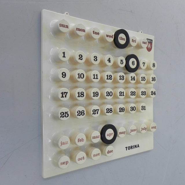 Ring-a-Date Perpetual Calendar with Rings from Giorgio Della Baffa, 1970s, Set of 4 For Sale - Image 11 of 14