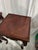 Set of 2 Antique Solid Wood Accent Table With Cabriole Legs and Carved Accents For Sale In Houston - Image 6 of 8