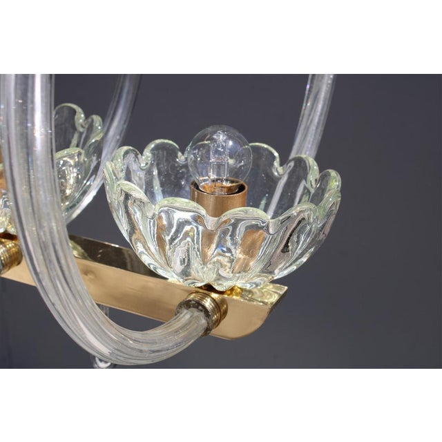 Pendant in Murano Glass and Brass from Barovier, 1950s For Sale - Image 18 of 18