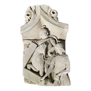 Antique Sculpture en Relief Bourgogne XVème Siècle - Les Bourreaux Du Christ For Sale