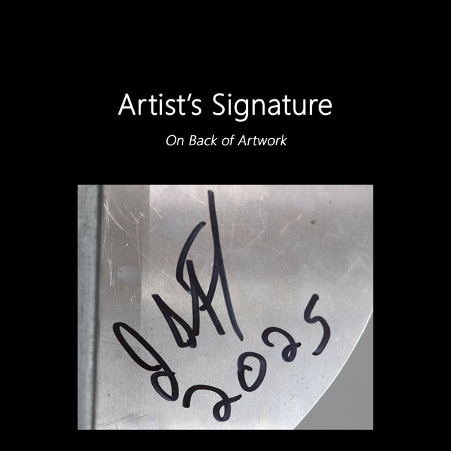 Floating Innerstate Now VII - Steel Street Sign Inspired Sculpture Original Artwork by Scott Froschauer For Sale - Image 9 of 9