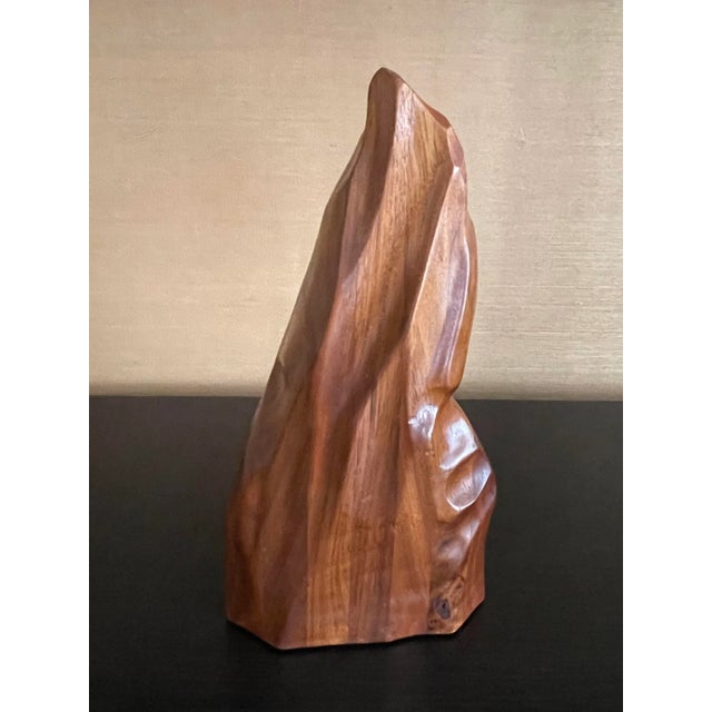 Organic Hand-Carved Folk Style Mid-Century Sculpture For Sale In Los Angeles - Image 6 of 10
