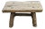 Mid 20th Century Early American Style Rustic Stretcher Pine Log Bench For Sale