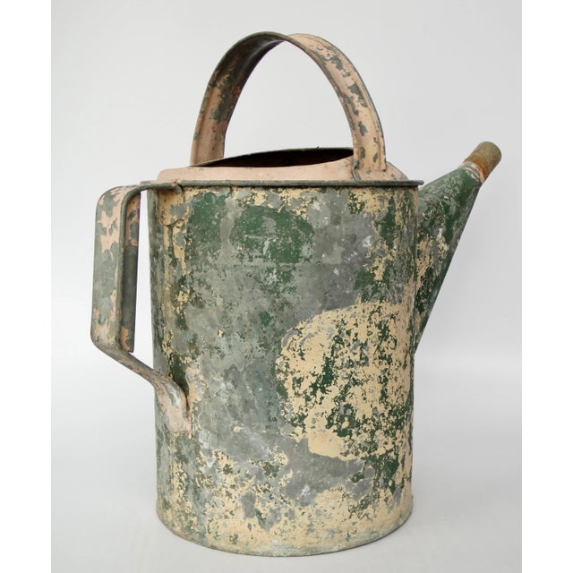 Farmhouse Antique Americana Farmhouse Garden Watering Can For Sale - Image 3 of 8
