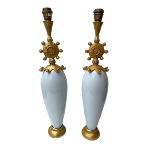 Pair of Lamps Sun by Pierre Casenove for Fondica, France, 1990s