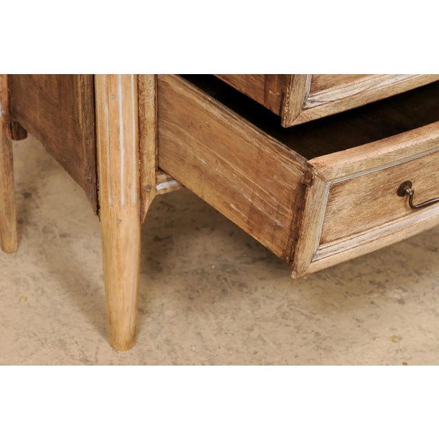 Italian Bow-Front Carved-Wood Chest, 19th Century For Sale - Image 10 of 11